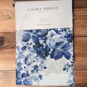 2 pc LAURA ASHLEY Drapes - 36Wx84L each